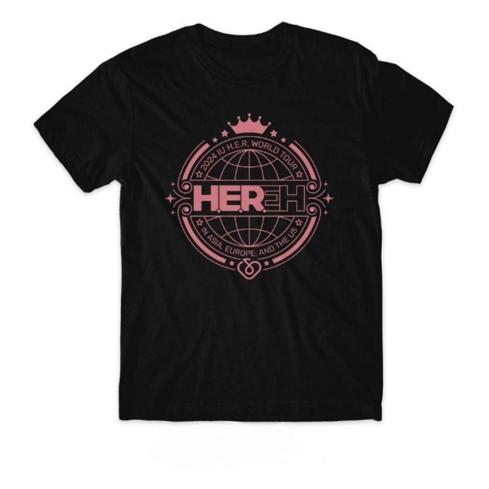 IU HER World Tour Live Concert Custom Print T-shirt